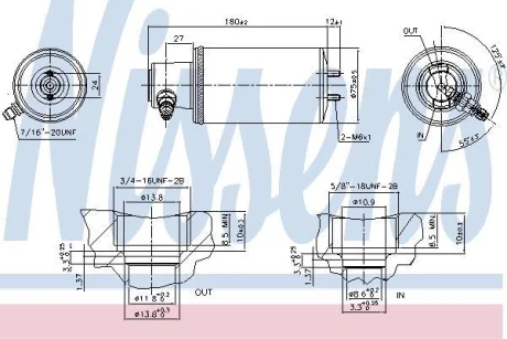 Осушувач кондиціонера NISSENS 95260