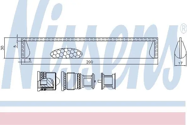 Осушувач кондиціонера First Fit NISSENS 95351 (фото 1)