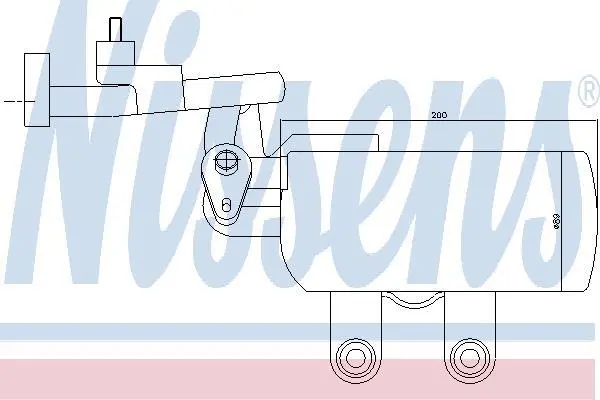Осушувач кондиціонера VOLVO C30/C70 II/S40 II/V50 (545) 1.6-2.5 04-13 NISSENS 95385 (фото 1)