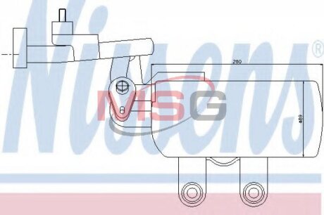 Осушувач кондиціонера VOLVO C30/C70 II/S40 II/V50 (545) 1.6-2.5 04-13 NISSENS 95385
