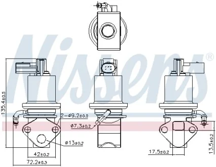 Клапан EGR First Fit NISSENS 98158
