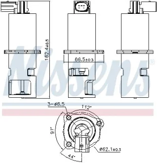 Клапан EGR First Fit NISSENS 98163