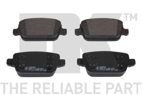 Фото гальмівні дискові колодки, комплект NK 222567 Гальмівні дискові колодки, комплект NK 222567