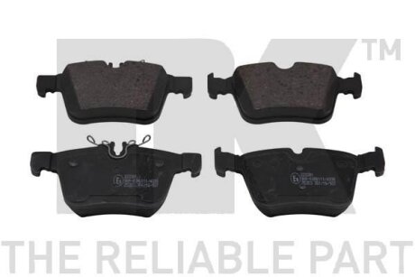 Фото гальмівні дискові колодки, комплект NK 223381 Гальмівні дискові колодки, комплект NK 223381