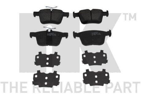 Колодки гальмівні дискові, комплект NK 2247114