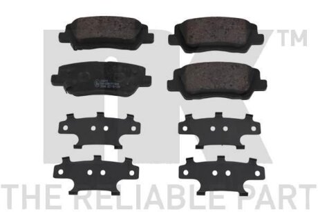 Колодки гальмівні дискові, комплект NK 229219