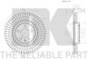 Фото 3 - диск гальмівний невентильований NK 3147153 Диск гальмівний невентильований NK 3147153 (фото 3)