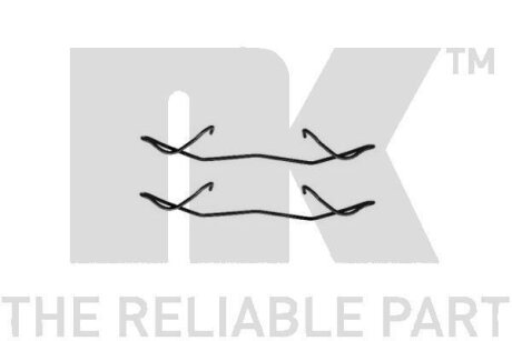 Комплект приладдя, накладка Дискового гальма NK 7936180