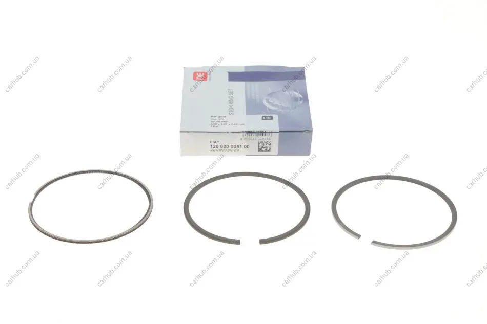 Кільця поршневі Fiat Ducato 2.8HDI 98- (94.40mm/STD) (2.5-2-2.5) = 8920910000 NPR 120 020 0051 00 (фото 1)