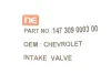 Клапан (впуск) Chevrolet Aveo/Lacetti 1.4 16V 06- (28.55х5.98х101.65) = 5614020000 NPR 147 309 0003 00 (фото 2)