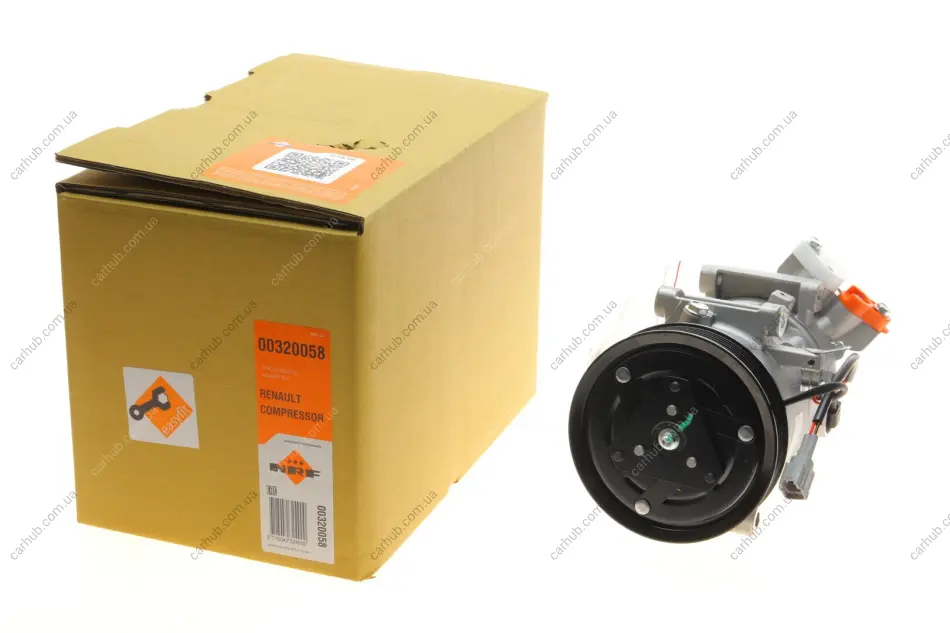 Компресор кондиціонера Renault Megane III/Scenic III 1.5D 09- NRF 320058 (фото 1)