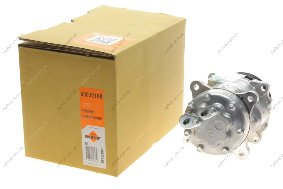 Компресор кондиціонера Citroen Berlingo/Peugeot Partner 1.9D/2.0HDI 96-15 NRF 32198 (фото 1)