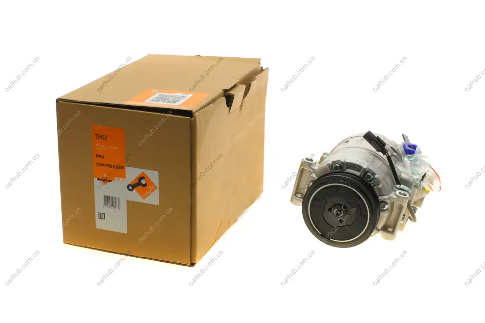 Компресор кондиціонера BMW 5 (E60/E61)/7 (E65/E66/E67) 2.0-3.0D 01-10 NRF 32433 (фото 1)
