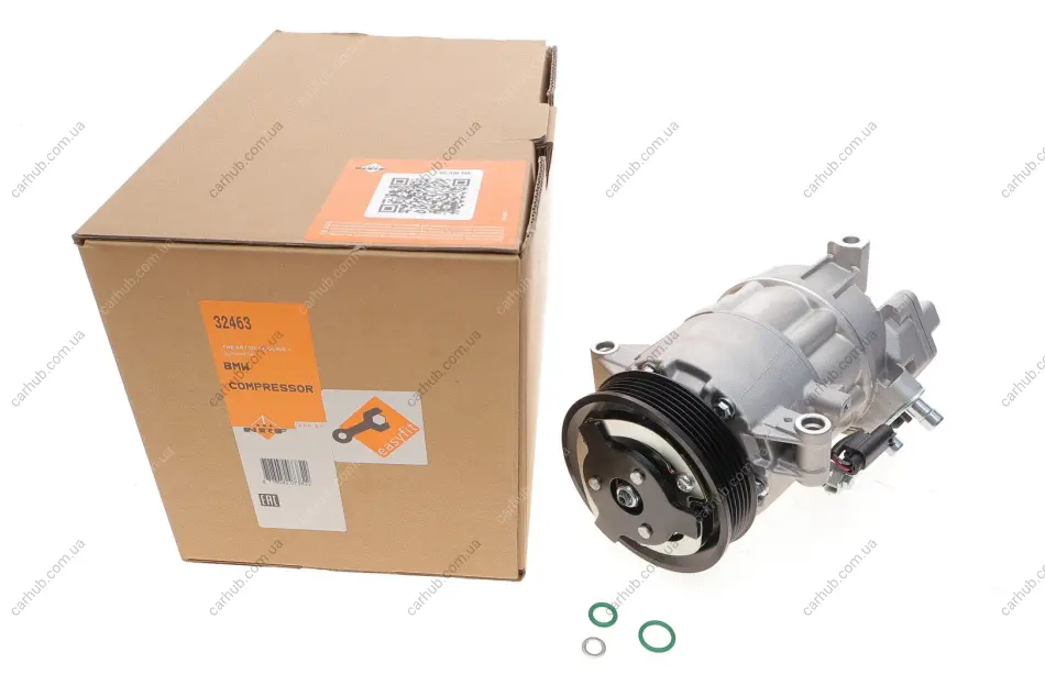 Компресор кондиціонера BMW 3 (E90)/X1 (E84) 1.6/2.0 N45/N46 05-15 NRF 32463 (фото 1)