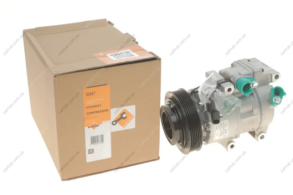 Компресор кондиціонера Hyundai Elantra IV/i30/Kia Ceed 1.4/1.6/2.0 06-13 NRF 32467 (фото 1)