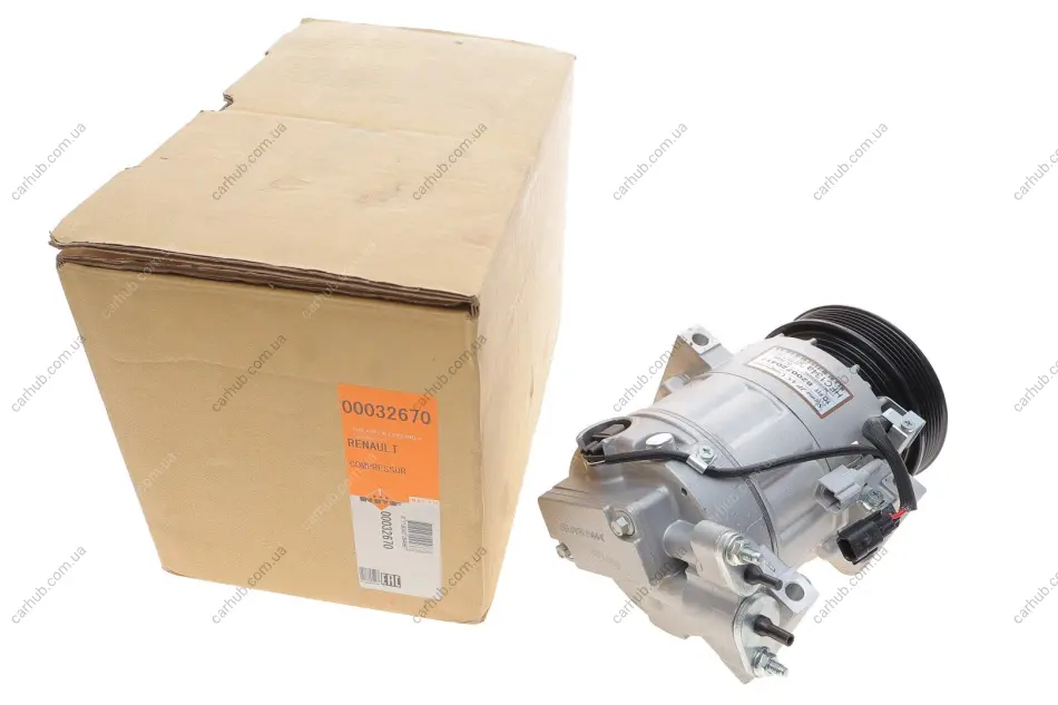 Компресор кондиціонера Renault Laguna 1.5 dCi 07-15 NRF 32670 (фото 1)