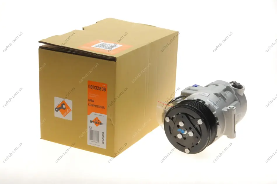 Компресор кондиціонера BMW 3 (F30/F80)/4 (F32/F82)/5 (F10/F11)/X5 (F15/F85) 3.0 N55 11-18 NRF 32836 (фото 1)