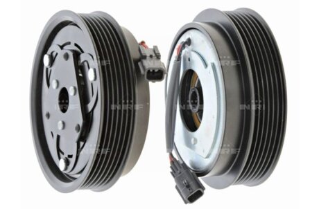 Шків компресора кондиціонера Dacia Dokker/Duster/Logan/Sandero 1.5 dCi/1.6 LPG 08- NRF 380071