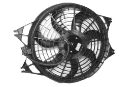 Вентилятор радиатора Kia Sorento 2.5CRDi 02-(с диффузором) NRF 47612 (фото 1)