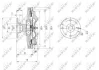 Муфта вентилятора Nissan Patrol 2.8TD 88-97 NRF 49576 (фото 2)