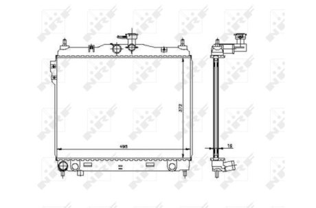 Радіатор NRF 53361