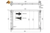 Радіатор охолодження Ford Fiesta 1.3/1.4 TDCi 01-10 NRF 58276 (фото 5)