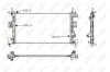 Радіатор охолодження Ford Focus 1.6 10- NRF 58487 (фото 1)