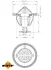 Термостат Nissan Sunny/Mitsubishi Pajero/Lancer 1.6-3.2 92- (76°) NRF 725107 (фото 2)