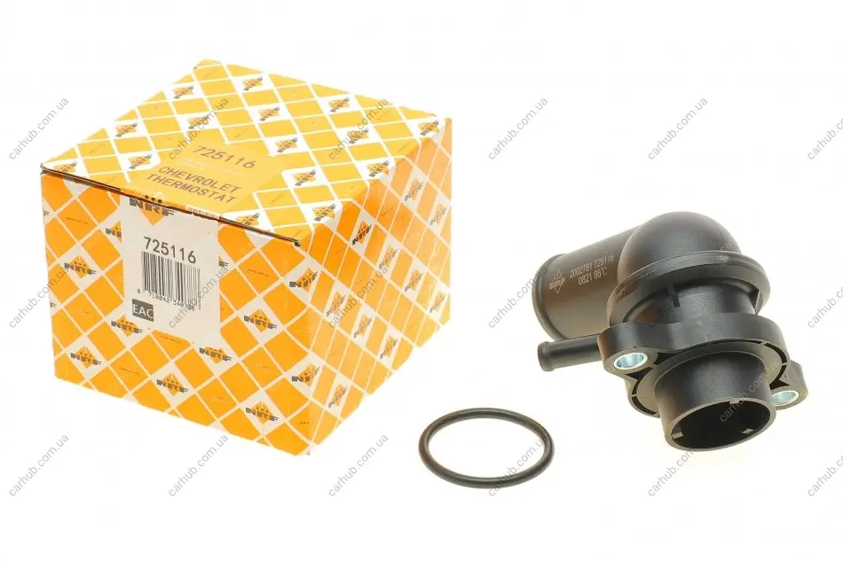 Термостат Chevrolet Aveo 1.4i/Daewoo Nubira 1.6 16V 97- (88°С) NRF 725116 (фото 1)