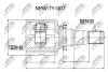 Внутрішній шрус volvo xc60 2.0t 20082013 атм powershift mps6, 36011453 NTY NPWTY007 (фото 1)