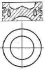 Поршень 81 (STD) AUDI A3, A4 ALLROAD B8, A4 B8, A5, A6 C6, Q5, TT SEAT ALTEA, ALTEA XL, EXEO, EXEO ST, LEON, TOLEDO III SKODA OCTAVIA II, SUPERB II, YETI VW AMAROK, BEETLE 2.0D 05.03- NURAL 87-432300-00 (фото 1)
