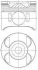Поршень 83,25 (+0,25) MERCEDES A (W176), B SPORTS TOURER (W246, W242), C T-MODEL (S204), C (W204), CLA (C117), CLA SHOOTING BRAKE (X117), E T-MODEL (S212), E (W212), GLA (X156) 2.1D/2.2D 06.06- NURAL 87-433405-00 (фото 1)