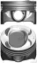 Поршень 76,5 (STD) AUDI A1 SEAT ALHAMBRA, IBIZA IV, IBIZA IV SC, IBIZA IV ST SKODA FABIA II VW BEETLE, CC B7, EOS, GOLF PLUS V, GOLF V, GOLF VI, JETTA III, JETTA IV 1.4/1.4CNG 11.05-07.18 NURAL 87-433900-10 (фото 2)