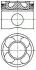 Поршень 70 (+0.4) OPEL ASTRA J, CORSA D, MERIVA B 1.3D 06.09-10.15 NURAL 87-435706-10 (фото 1)