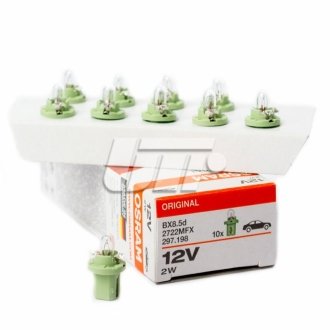 Автолампа Original BAX BX8,5d 2 W прозрачная OSRAM 2722MFX