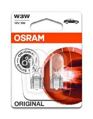 Лампа W3W 12V 3W W2.1x9.5d BLI STANDARD OSRAM 282102B (фото 1)