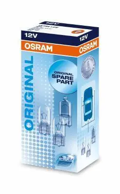 Лампа (картон 10шт) W5W 12В 5Вт W2,1X9,5D в 4 рази довший термін служби Ultra Life OSRAM 2825ULT (фото 1)