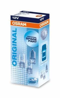 Лампа (картон 10шт) W5W 12В 5Вт W2,1X9,5D в 4 рази довший термін служби Ultra Life OSRAM 2825ULT