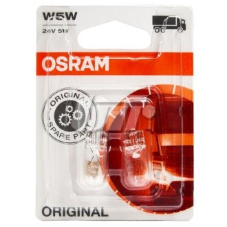 Лампа W5W OSRAM 284502B (фото 1)