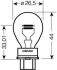 Лампа PY27/7W 12V W2.5X16Q UNV1 OSRAM 3757AK (фото 2)