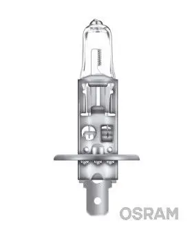 Лампа (картон 1шт) H1 12В 55Вт P14,5S (EN) up to 130m light beam до 100% більшої яскравості Night Breaker Silver OSRAM 64150NBS (фото 1)