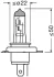 Лампа (картон 1шт) H19 12В 60/55Вт PU43t-3 Standard OSRAM 64181L (фото 3)