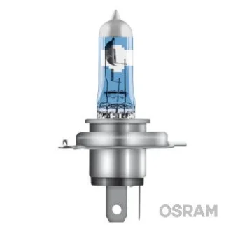 Лампа (картон 1шт) H4 12В 60/55Вт P43T (EN) up to 150% greater brightness (EN) up to 150m light beam (EN) up to 20% whiter light Night Breaker Laser, Білий OSRAM 64193NL