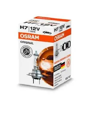 Лампа (картон 1шт) H7 12В 55Вт PX26D Standard OSRAM 64210 (фото 1)