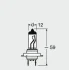 Лампа (картон 1шт) H7 12В 55Вт PX26D Standard OSRAM 64210 (фото 3)