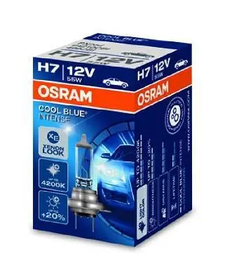 Лампа розжарювання H7 12V 55W PX26D Cool Blue Intense OSRAM 64210CBI (фото 1)