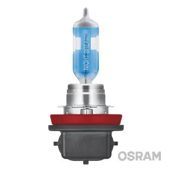 Лампа (картон 1шт) H11 12В 55Вт PGJ 19-2 (EN) up to 150% greater brightness (EN) up to 150m light beam (EN) up to 20% whiter light Night Breaker Laser, Білий OSRAM 64211NL (фото 1)