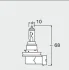 Лампа (картон 1шт) H16 12В 19Вт PGJ19 Longlife OSRAM 64219L+ (фото 3)