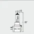 Лампа (картон 1шт) H11B 12В 55Вт Standard OSRAM 64241 (фото 3)
