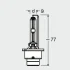 Лампа (картон 1шт) D2S 85В 35Вт P32D-2 Xenarc 4300K OSRAM 66240 (фото 3)